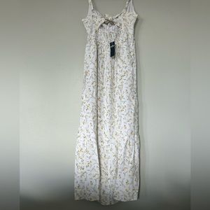 Flowered Maci Dress with Adjustable sleeves